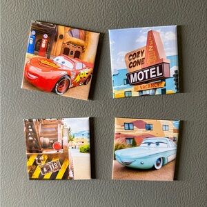 Walt Disney World - Pixar Cars Magnets (Set of 4)